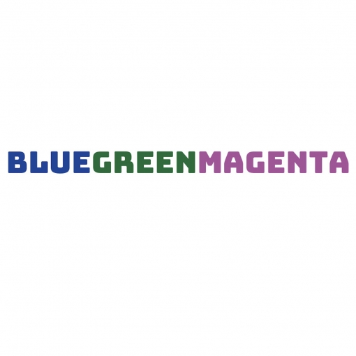 BLUE GREEN MAGENTA